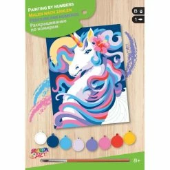 Le moins cher ⌛ OZ International Peinture Numéro Peinture Par Numéros - Licorne - 22,5 X 30,2 Cm 🎁