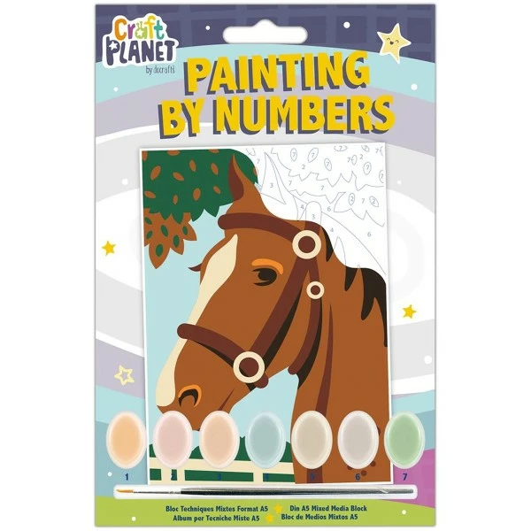 Remise 😀 Docrafts Papermania Peinture Numéro Peinture Au Numéro Pour Enfant - Cheval - 17,5 X 12,5 Cm ✨ 1 Remise 😀 Docrafts Papermania Peinture Numéro Peinture Au Numéro Pour Enfant - Cheval - 17,5 X 12,5 Cm ✨