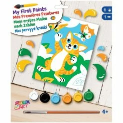 Meilleure affaire ✔️ OZ International Peinture Numéro Kit Peinture Par Numéros Enfant - César Le Chat - A Partir De 4 Ans 👍