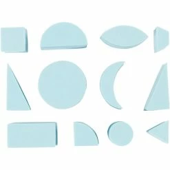 Meilleure affaire 😍 Creativ Company Kit Tampon Lot De Tampons En Mousse EVA - Formes Géométriques - 15 à 30 Mm - 12 Pcs 🎉