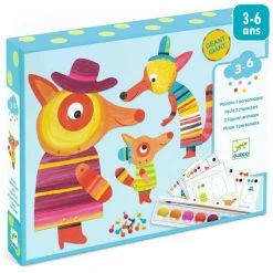Top 10 ✔️ Kit Activité Manuelle Kit Peinture Et Assemblage Djeco - La Famille Renard - 3 Personnages 🥰