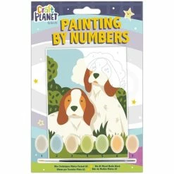 Meilleur prix 🥰 Docrafts Papermania Peinture Numéro Peinture Au Numéro Pour Enfant - Chiots - 17,5 X 12,5 Cm 🤩