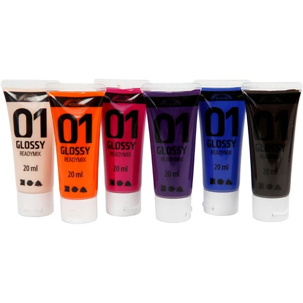 Remise 😉 Creativ Company Peinture Acrylique A-Color Assortiment De Peinture Acrylique Brillante A-Color - 20 Ml - 6 Pcs 🛒 1 Remise 😉 Creativ Company Peinture Acrylique A-Color Assortiment De Peinture Acrylique Brillante A-Color - 20 Ml - 6 Pcs 🛒