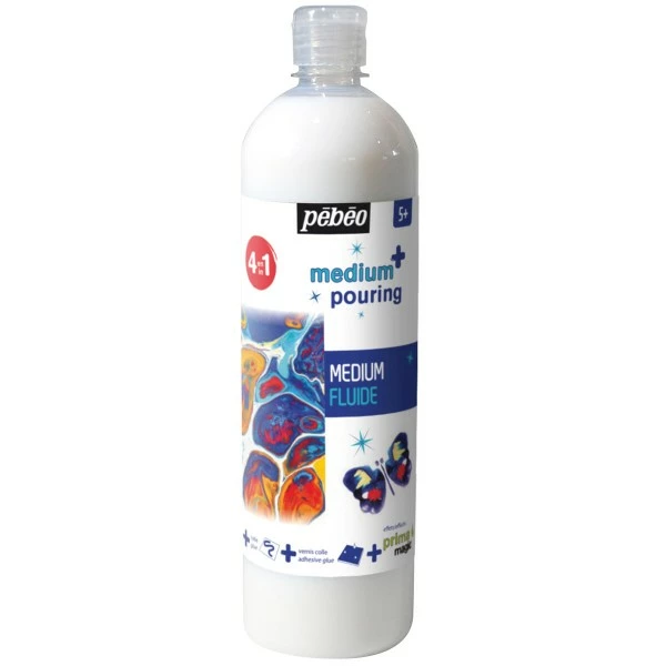 Coupon đ PĂ©bĂ©o Medium Peinture Medium Pouring Fluid Pour Enfant 4 En 1 - 500 Ml â€ïž 1 Coupon đ PĂ©bĂ©o Medium Peinture Medium Pouring Fluid Pour Enfant 4 En 1 - 500 Ml â€ïž