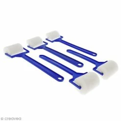 Coupon ✨ Lilou Blue Rouleau Peinture Rouleau En Mousse Pour Peinture - 20 Pcs ❤️