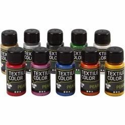 Coupon 🤩 Creativ Company Peinture Acrylique A-Color Assortiment Peinture Textile Métallique - 10 X 50 Ml ❤️