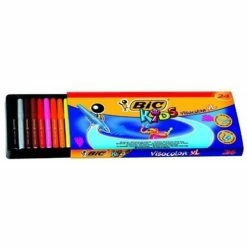 Grosses soldes ✔️ Acrylique Enfant Bic Ecriture Etui 24 Feutres Pointe Extra-Large Bloquée Bic Visacolor Xl 🧨