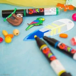 Budget 👍 Pébéo Feutre Multisupports Coffret Skrib Marqueur Peinture Acrylique - Perle - 4 Marqueurs ✨ -Peinture enfant Soldes Magasin unnamed file 236