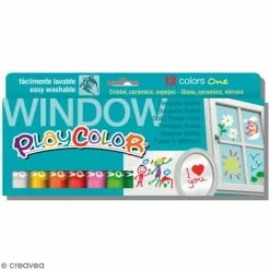 Remise 🛒 Instant Educa Gouache Tube Gouache Solide Playcolor En Stick - Assortiment Window - 12 Tubes ⭐