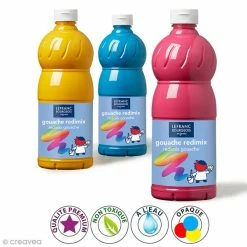 Offres 🎉 Lefranc Bourgeois Gouache Liquide Enfant Gouache Liquide Lefranc Bouregois Redimix - 1L 🔥
