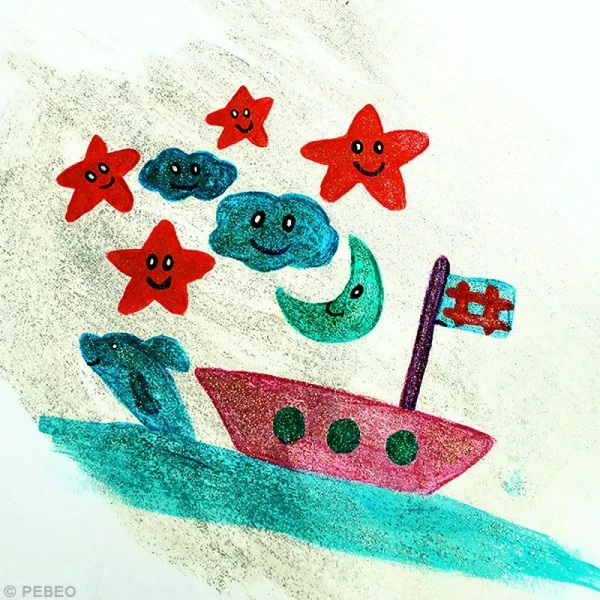 Vente flash ✨ Pébéo Kit De Gouache Kit Découverte - Peinture Paillettes - 6 X 20 Ml 🥰 4 Vente flash ✨ Pébéo Kit De Gouache Kit Découverte - Peinture Paillettes - 6 X 20 Ml 🥰 – Image 4