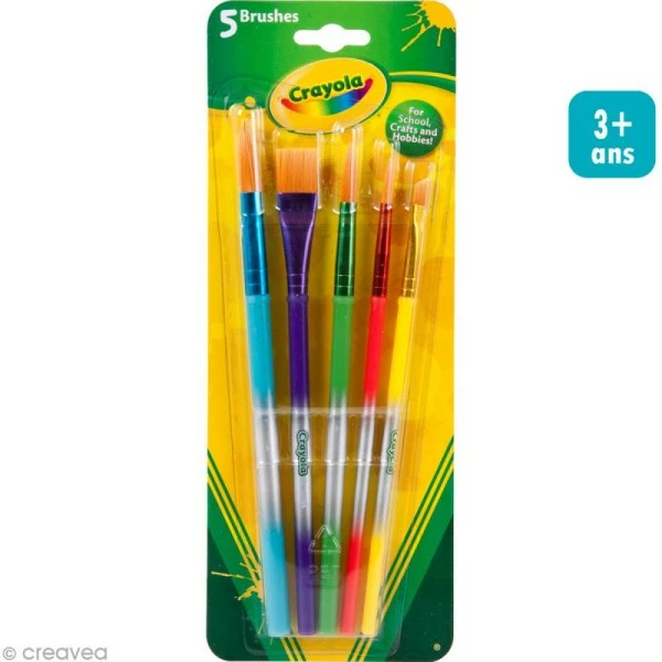 De gros 🧨 Pinceau Enfant Et Accessoires Pinceaux Crayola X 5 👏 1 De gros 🧨 Pinceau Enfant Et Accessoires Pinceaux Crayola X 5 👏