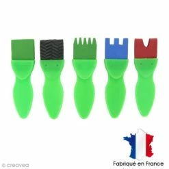 Coupon 🎉 Ammi Rouleau Peinture Assortiment De Brosses Fantaisies 37 Mm - 5 Pcs 🎉