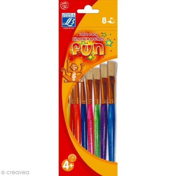 Acheter ⭐ Pinceau Enfant Et Accessoires Pinceau Lefranc Bourgeois - Soie De Porc - Lot De 8 🥰 1 Acheter ⭐ Pinceau Enfant Et Accessoires Pinceau Lefranc Bourgeois - Soie De Porc - Lot De 8 🥰