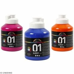 Nouveau 🛒 Creativ Company Peinture Acrylique Brillante A-Color - 500 Ml 🧨