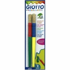 Coupon 💯 Pinceau Enfant Et Accessoires Maxi Pinceaux Enfant Giotto - 2 Pcs 👏