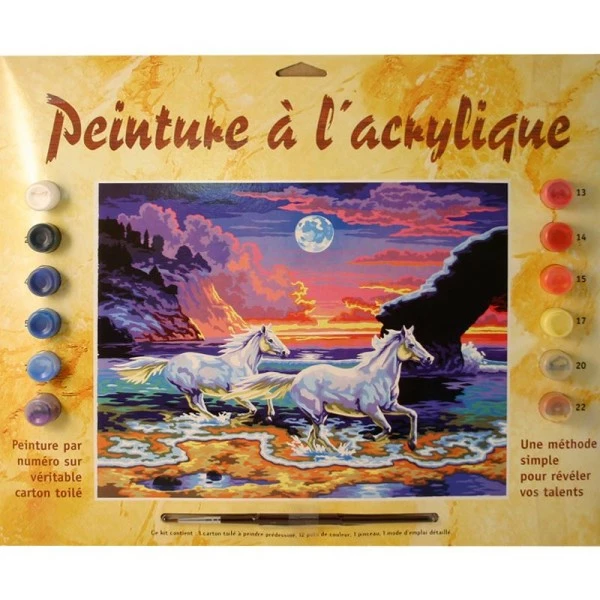 Offres 👍 OZ International Peinture Numéro Peinture Numero Adulte - Chevaux Au Crépuscule 💯 1 Offres 👍 OZ International Peinture Numéro Peinture Numero Adulte - Chevaux Au Crépuscule 💯