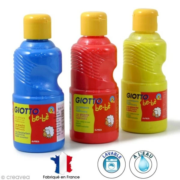Le moins cher ✨ Gouache Liquide Enfant Peinture Gouache Giotto Bébé - 250ml 😍 1 Le moins cher ✨ Gouache Liquide Enfant Peinture Gouache Giotto Bébé - 250ml 😍