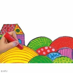 Meilleur prix ❤️ Apli Kids Kit De Gouache Gouache Solide Color Sticks - Assortiment 12 Couleurs 🌟 -Peinture enfant Soldes Magasin unnamed file 360