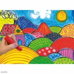 Meilleur prix ❤️ Apli Kids Kit De Gouache Gouache Solide Color Sticks - Assortiment 12 Couleurs 🌟 -Peinture enfant Soldes Magasin unnamed file 361