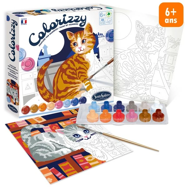 Meilleure affaire 🔔 Sentosphère Peinture Numéro Kit Créatif Colorizzy - Peinture Par Numéros - Chats ⭐ 1 Meilleure affaire 🔔 Sentosphère Peinture Numéro Kit Créatif Colorizzy - Peinture Par Numéros - Chats ⭐