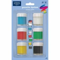 Sortie 😉 LEFRANC & BOURGEOIS Gouache Liquide 6 Pots De Gouache - Peinture Enfant - Assortiment - Lefranc Bourgeois ✔️