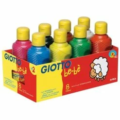 Top 10 ⭐ Gouache Liquide Enfant Peinture Gouache GIOTTO Bébé - Couleurs Assorties - 250ml - 8 Pcs ❤️