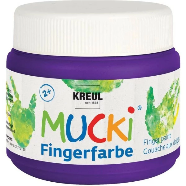 Offres 😀 KREUL Peinture Au Doigt Gouache Aux Doigts "Mucki" - 150 Ml - Violet 🤩 1 Offres 😀 KREUL Peinture Au Doigt Gouache Aux Doigts "Mucki" - 150 Ml - Violet 🤩