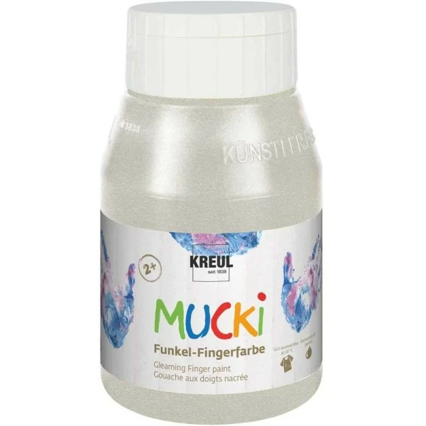 Bon marché 🛒 KREUL Peinture Au Doigt Gouache Aux Doigts Nacrée "Mucki" - 500 Ml - Argent Dragon ⌛ 1 Bon marché 🛒 KREUL Peinture Au Doigt Gouache Aux Doigts Nacrée "Mucki" - 500 Ml - Argent Dragon ⌛