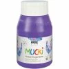Promo 😉 KREUL Peinture Au Doigt Gouache Aux Doigts Nacrée "Mucki" - 500 Ml - Lilas Magique 💯