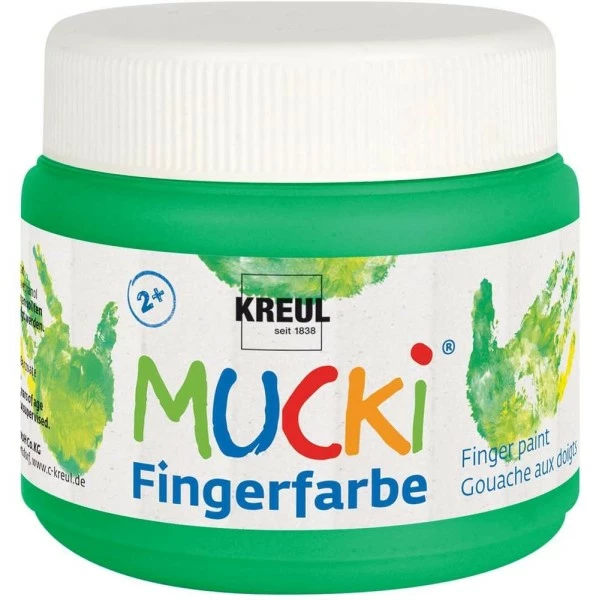 Meilleure affaire 🌟 KREUL Peinture Au Doigt Gouache Aux Doigts "Mucki" - 150 Ml - Vert 🔔 1 Meilleure affaire 🌟 KREUL Peinture Au Doigt Gouache Aux Doigts "Mucki" - 150 Ml - Vert 🔔