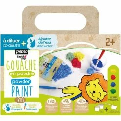 Bon marché 🤩 Pébéo Kit Activité Manuelle Kit De Gouache En Poudre - 7 Pcs ⭐