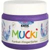 Tout neuf 🎉 KREUL Peinture Au Doigt Gouache Aux Doigts Nacrée "Mucki" - 150 Ml - Lilas Magique 🌟