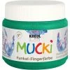 Tout neuf 🛒 KREUL Peinture Au Doigt Gouache Aux Doigts Nacrée "Mucki" - 150 Ml - Vert émeraude 😍
