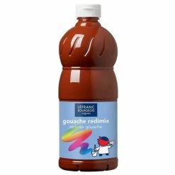 Le moins cher 🔥 LEFRANC & BOURGEOIS Gouache Liquide "Redimix" - 1 L. - Sienne Brûlée 😍