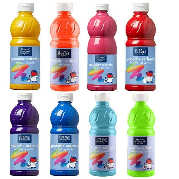 Grosses soldes 👍 LEFRANC & BOURGEOIS Gouache Liquide "Redimix" - 1 L. - Assorties 🧨 1 Grosses soldes 👍 LEFRANC & BOURGEOIS Gouache Liquide "Redimix" - 1 L. - Assorties 🧨