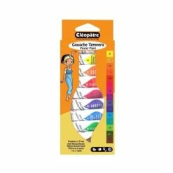 Coupon 🎁 Cleopatre Gouache Liquide Lot De 10 Tubes De Gouache Tempera - Cléopâtre 🌟