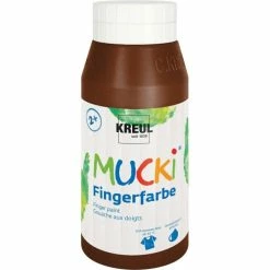 Meilleure vente 😀 KREUL Gouache Au Doigt Bébé Gouache Aux Doigts ''MUCKI'', 750 Ml, Marron 😉