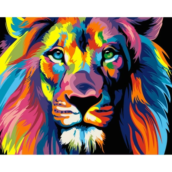 Coupon 🎉 Peinture Numéro Kit Peinture Par Numéros Wizardi Lion 40x50 Cm H014 😀 1 Coupon 🎉 Peinture Numéro Kit Peinture Par Numéros Wizardi Lion 40x50 Cm H014 😀