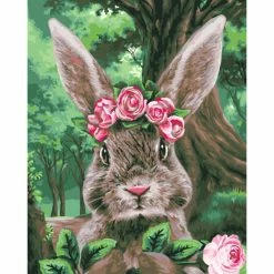 Top 10 💯 Peinture Numéro Kit Peinture Par Numéros Wizardi Lapin Au Pays Des Merveilles 40x50 Cm H105 👍