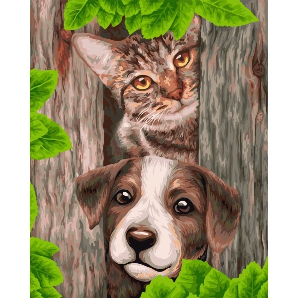 Budget 😍 Peinture Numéro Kit Peinture Par Numéros Wizardi Two Friends 40x50 Cm H114 ⌛ 1 Budget 😍 Peinture Numéro Kit Peinture Par Numéros Wizardi Two Friends 40x50 Cm H114 ⌛