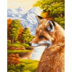 Les meilleures critiques de 🎁 Peinture Numéro Kit Peinture Par Numéros Wizardi Renard 40x50 Cm H055 🤩