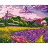 Grosses soldes ⌛ Peinture Numéro Kit Peinture Par Numéros Wizardi Soirée Chaude En Provence 40x50 Cm A094 🔔