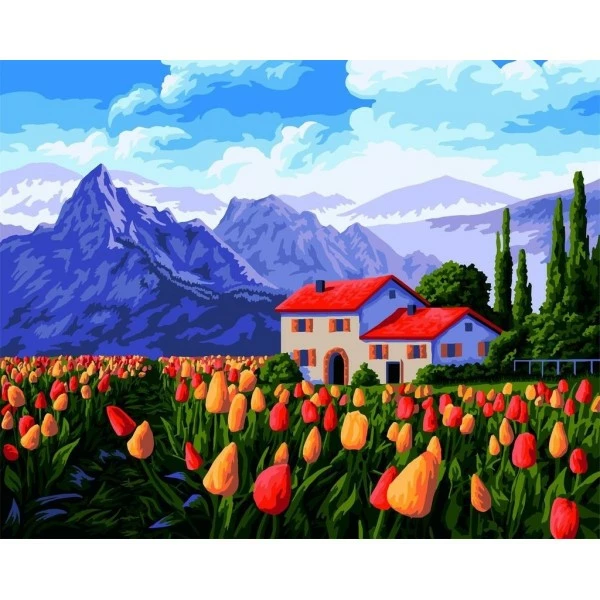 Sortie 🥰 Peinture Numéro Kit Peinture Par Numéros Wizardi Hollande 40x50 Cm A095 ✔️ 1 Sortie 🥰 Peinture Numéro Kit Peinture Par Numéros Wizardi Hollande 40x50 Cm A095 ✔️