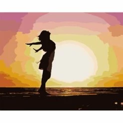 Promo 🔥 Peinture Numéro Kit Peinture Par Numéros Wizardi Liberté 40x50 Cm T343 😉