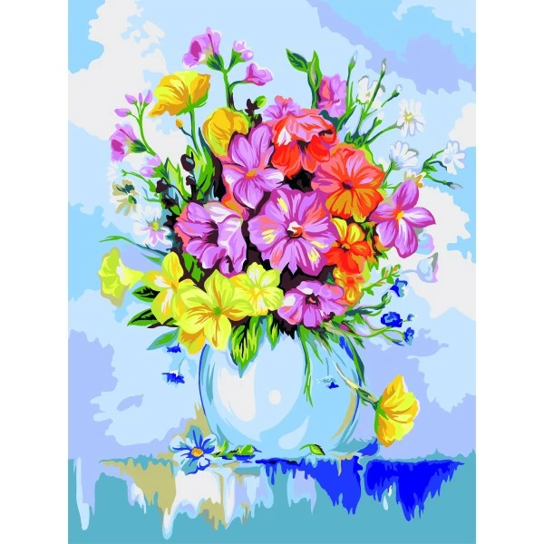 Sortie ✨ Peinture Numéro Kit Peinture Par Numéros Wizardi Tendresse D'été 40x50 Cm B106 🥰 1 Sortie ✨ Peinture Numéro Kit Peinture Par Numéros Wizardi Tendresse D'été 40x50 Cm B106 🥰