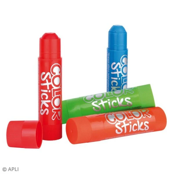 Coupon ❤️ Apli Kids Kit De Gouache Gouache Solide Color Sticks - Assortiment 6 Couleurs 😍 2 Coupon ❤️ Apli Kids Kit De Gouache Gouache Solide Color Sticks - Assortiment 6 Couleurs 😍 – Image 2