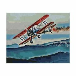 Sortie 👏 Wizardi Peinture Numéro Kit De Peinture Par Numéros - Vol - 40x50 Cm 🎉