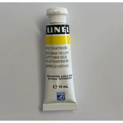 Promo 💯 Lefranc Bourgeois Gouache Enfant Tube Gouache 15ml Linel Lefranc & Bourgeois Jaune Chartreuse 164 🔔