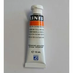 Remise 😀 Lefranc Bourgeois Gouache Enfant Tube Gouache 15ml Linel Lefranc & Bourgeois Jaune De Cadmium Foncé 160 🎁